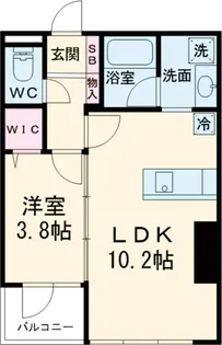コージーコート谷中【3階】の間取り