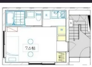 SPAZIO NISHIOGIKUBO【102号室】の間取り