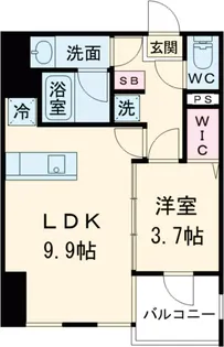 コージーコート谷中【5階】の間取り