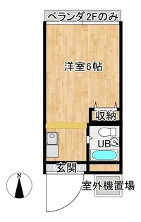 秦野サンハウス・ミウラ【1階】の間取り