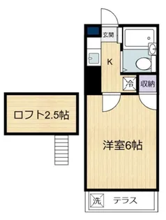 第17安藤ハイツ【2階】の間取り