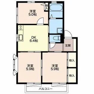 ベルベデーレ【2階】の間取り