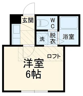 サニープレイス【0203号室】の間取り