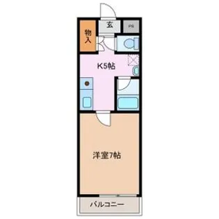 T’s Square【402号室】の間取り