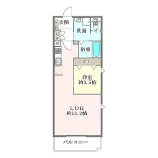 ラ・テール【4階】の間取り