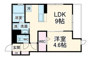 グリーンベリーフィールズ【1階】の間取り