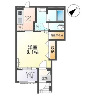 パーチ モリカミ【1階】の間取り