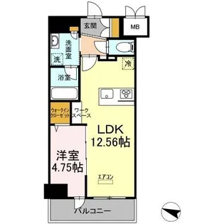 BELTS SHINJUKU レジデンス【7階】の間取り