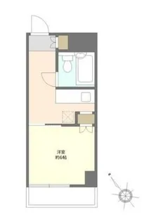 スカイパレス町田【2階】の間取り