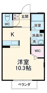 ヴィラパルク習志野台【201号室】の間取り