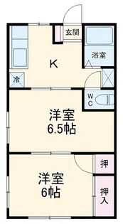 小沢ハイツ【2階】の間取り