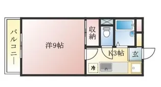 ティーファームⅡ【105号室】の間取り
