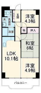 シュターンハイム第1【9階】の間取り