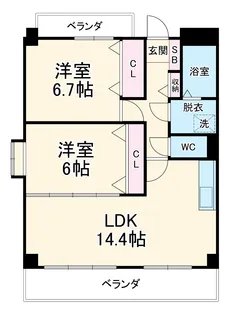 Incant Loto【301号室】の間取り