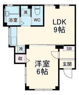アーバン清新【1階】の間取り