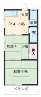 グリーンハウス名東【107号室】の間取り