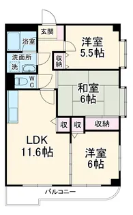 フォーディーバーMS【3階】の間取り