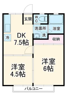 ピュアハイツ【203号室】の間取り