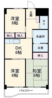 エスポワール長久手【402号室】の間取り