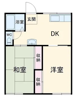 清和ハイツA棟【1階】の間取り