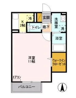 コトー・タカイチ【1階】の間取り