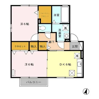 ブルーノート B【1階】の間取り
