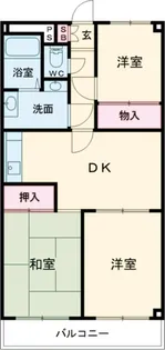 総業水戸第二ハイム【3階】の間取り
