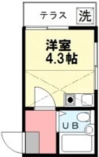クレール井荻【104号室】の間取り