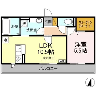 Sereno MORIYA【3階】の間取り