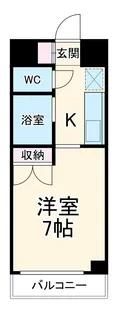 エトアール金山【302号室】の間取り