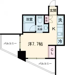 レジデンス雪谷大塚【3階】の間取り