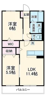 METEORA【1階】の間取り