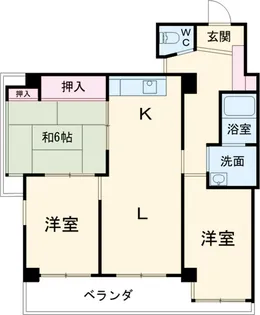 アルバテヅカ【02020号室】の間取り