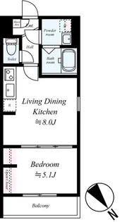 GRADUS実籾【3階】の間取り