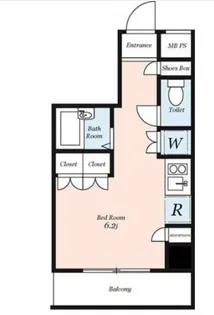 ラディアスウイング中野南【801号室】の間取り