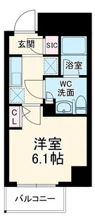 S-RESIDENCE蕨bene【8階】の間取り