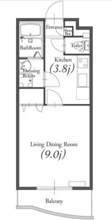 プレミアムプラス北野【04040号室】の間取り