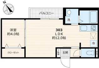 サングレイスⅢ【3階】の間取り