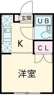 グリーンビュー若葉【205号室】の間取り
