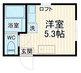 BRICKS三ツ境【2階】の間取り