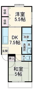 コーポ 龍宝【2階】の間取り