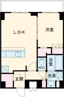 オアーゼ日暮里レジデンス【7階】の間取り