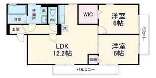 グランドゥールスードB棟【2階】の間取り