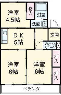湫マンション【205号室】の間取り