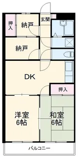 SUNHILLS【3階】の間取り