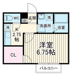 ブルーブリッジ鵠沼海岸【1階】の間取り