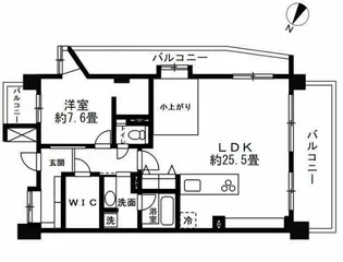 フォルム上用賀馬事公苑【3F号室】の間取り