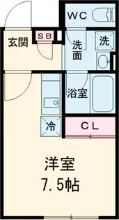 LEGALAND祐天寺【3階】の間取り