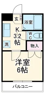 フレーズNODA【302号室】の間取り