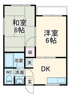 メゾンドールタニ【2階】の間取り